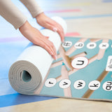 Hop a Word Yoga Mat - Practice first phonics and CVC word spelling
